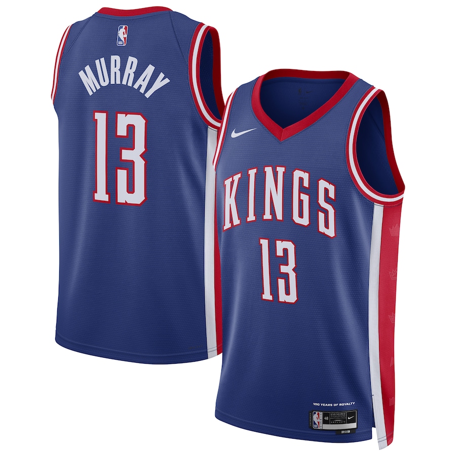 Men Sacramento Kings #13 Keegan Murray Nike Blue City Edition 2024-25 Swingman Player NBA Jersey->sacramento kings->NBA Jersey